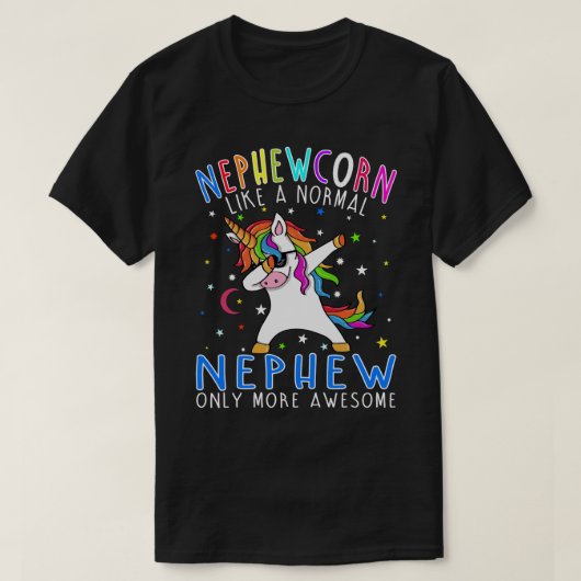 T-shirt nephewcorn Comme un neveu seulement Awesome Dabbin (Design devant)