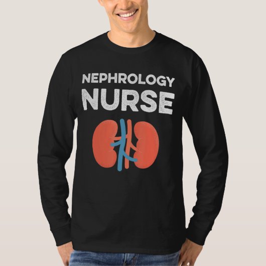 T-shirt Nephrologie Infirmière Dialyse Médicale Infirmière (Devant)