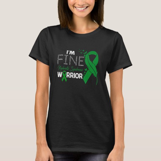 T-shirt Nephrotic Syndrome Warrior I'm Fine Feather (Devant)