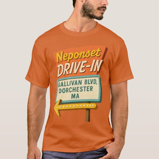T-shirt Neponset Drive-In - Dorchester, MA (Devant)