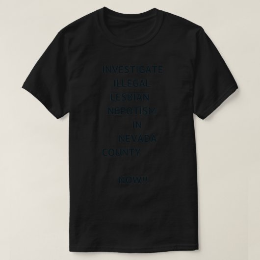 T-shirt Népotisme (Design devant)