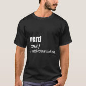 T-shirt Nerd An Intellectual Badass (Devant)