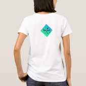 T-shirt Nerd bleu vert Ombre (Dos)