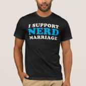T-shirt nerd de mariage (Devant)