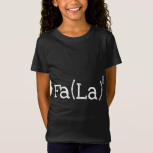 T-Shirt Nerd de Noël amusant - Mignonne Math Fa La La La L
