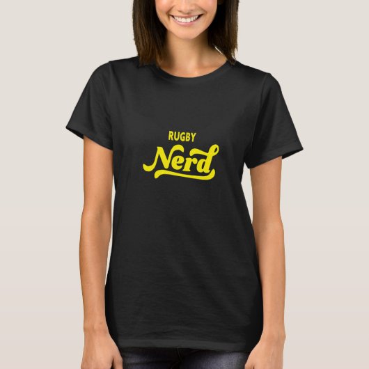 T-shirt Nerd de rugby (Devant)