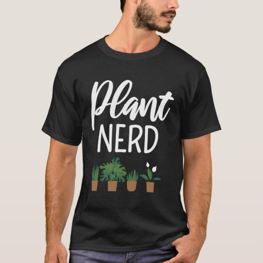 T-shirt Nerd plante (Devant)