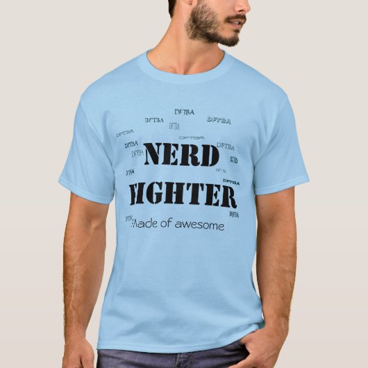 T-shirt Nerdfigher : (Devant)