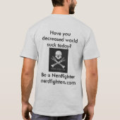 T-shirt Nerdfighters, monde de diminution sucent (Dos)