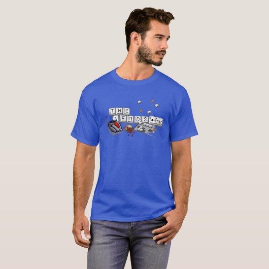 T-shirt Nerds - Chemise de course principale PC (Devant entier)