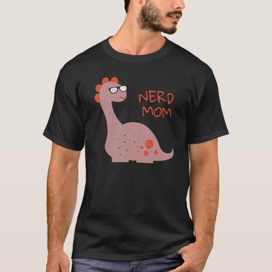 T-shirt Nerdy Mom Nerd Mom Coolest Mom Ever (Devant)