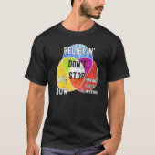 T-shirt Nerdy N'arrêtez pas Venn Diagram Algebra Math Ense (Devant)