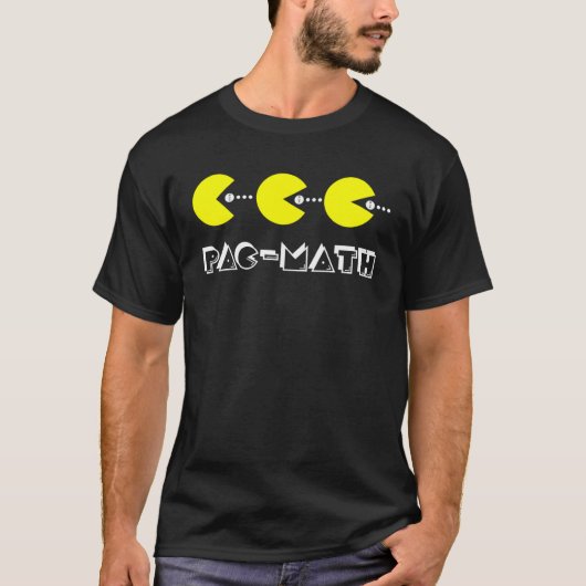T-shirt Nerdy Pac math Nom Retro Jeu Precalculus Thé mathé (Devant)