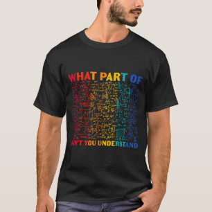 T-shirt Nerdy Quelle Partie Des Maths Ne Comprenez-Vous Pa