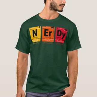 T-shirt Nerdy Tableau Périodique Funny Science Premium