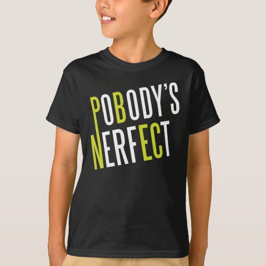 T-shirt Nerfect de Pobody (Devant)