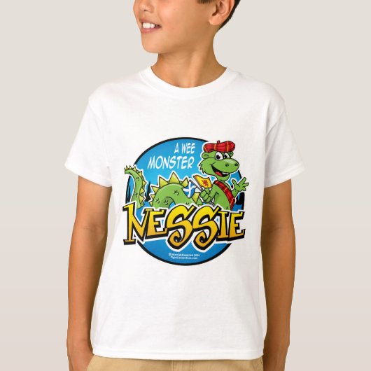 T-shirt Nessie : Un monstre petit (Devant)