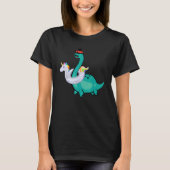 T-shirt Nessie Unicorn Pool gonflable Loch Ness Monster (Devant)