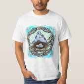 T-shirt Nest bleu Jay (Devant)