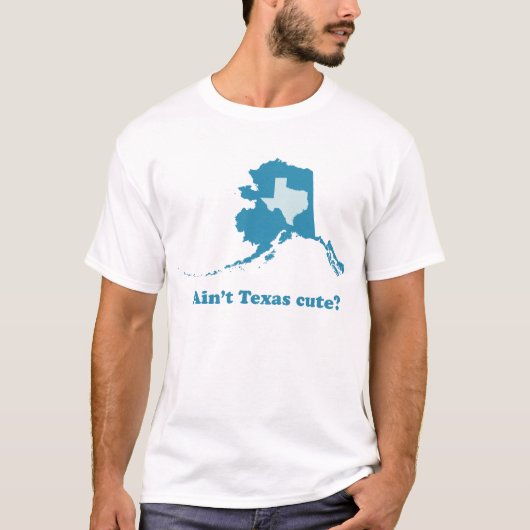 T-shirt N'est pas la vantardise mignonne du Texas Alaska (Devant)
