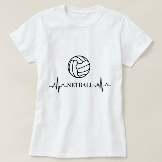 T-shirt Net-ball fait sur commande de thème de battement (Design devant)