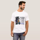 T-shirt NET Cancer Support and Awareness (Devant entier)