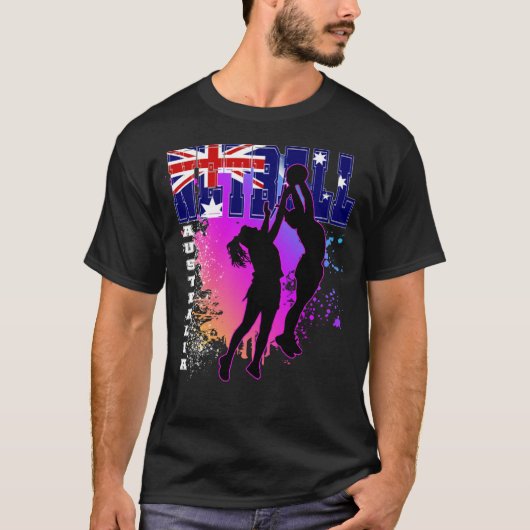 T-shirt Netball Australie (Devant)