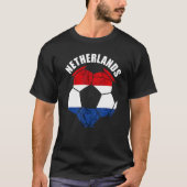 T-shirt Netherlands Dutch Pride Netherlands Soccer Player  (Devant)
