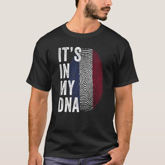 T-shirt Netherlands It's In My DNA Dutch Fingerprint Holla (Devant)