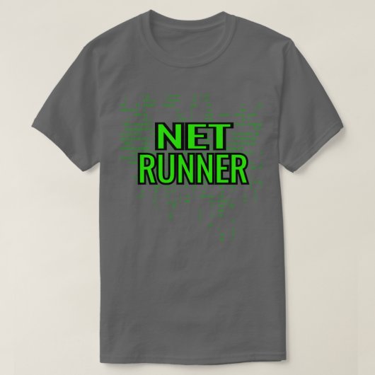 T-shirt Netrunner Programmer Administrateur informatique (Design devant)