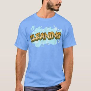 T-shirt Nettoyage Bubbles Pop Ménage Motivation Propre