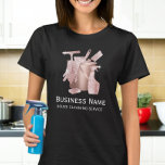 T-shirt Nettoyage de la maison Service de femme de ménage<br><div class="desc">Nettoyage de la maison Service de femme de Rose nettoyeurs d'or Chemises noires.</div>