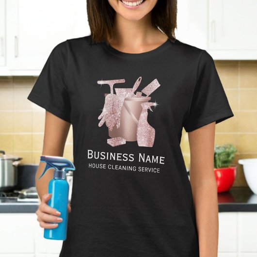 T-shirt Nettoyage de la maison Service de femme de ménage 