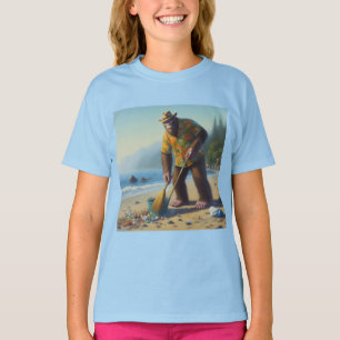 T-shirt Nettoyage de la plage