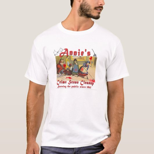 T-shirt Nettoyage de la scène du crime d'Annie (Devant)