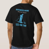 T-shirt Nettoyage de toiture sous pression Professionnel (Dos)
