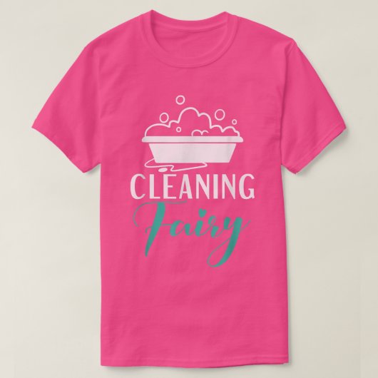 T-shirt Nettoyage Fairy Janitor Gardien (Design devant)