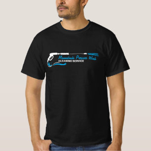 T-shirt Nettoyage haute pression noir pour lui Lavage sous