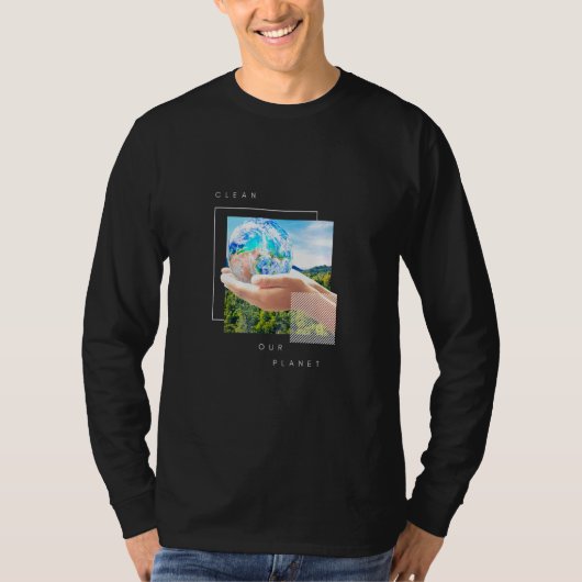 T-shirt Nettoyer notre planète Blue Skies Edition (Devant)