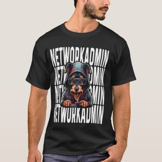 T-shirt Network Admin Sysadmin ingénieur réseau (Devant)