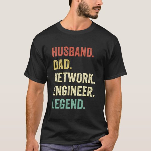 T-shirt Network Engineer Dada Husband Network Specialist (Devant)