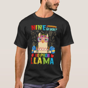 T-shirt Neuf Année Sans Probe Llama Retour À L'École Premi