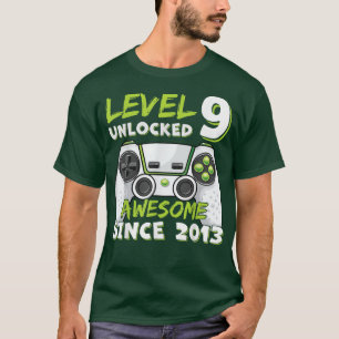 T-shirt Neuf Anniversaire 9 ans Son Garçon Funny Gamer 9e