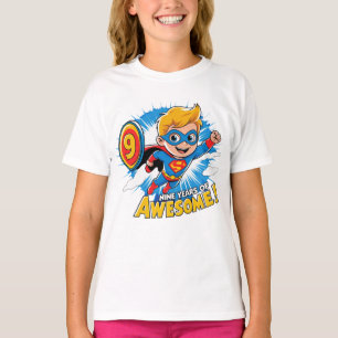 T-shirt Neuf Ans d'Awesome ! - drôle 9e anniversaire