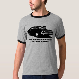 T-shirt Neuf cents chevaux de muscle de Detroit