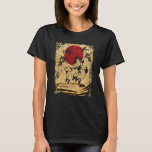 T-shirt Neuf Tend Fox Japonais Retro