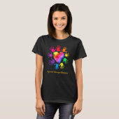 T-shirt Neuralgie Trigeminal Hands Trigeminal Ne (Devant entier)