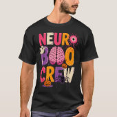T-shirt Neuro Boo Crew Halloween Anatomical Brain Anatomy (Devant)