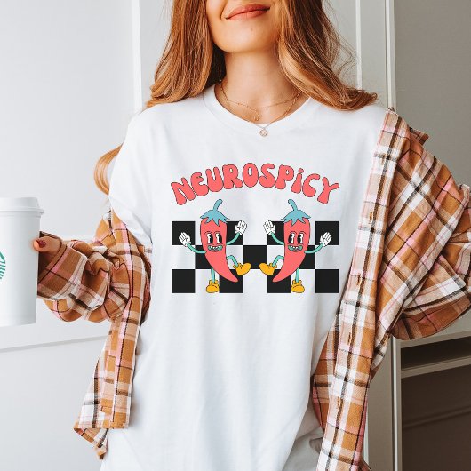 T-shirt Neuro Épicé, Autisme, TDAH, Neurodiversité rétro