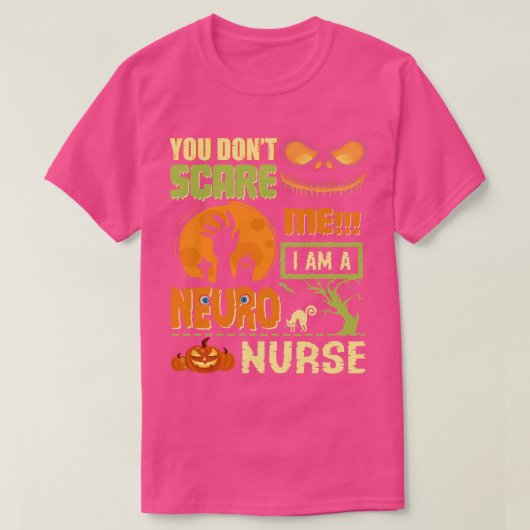 T-shirt Neuro Infirmière Halloween Neurologie RN Funn (Design devant)